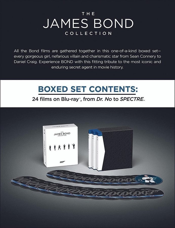 The #JamesBond Blu-ray Collection is $40.95 on Amazon