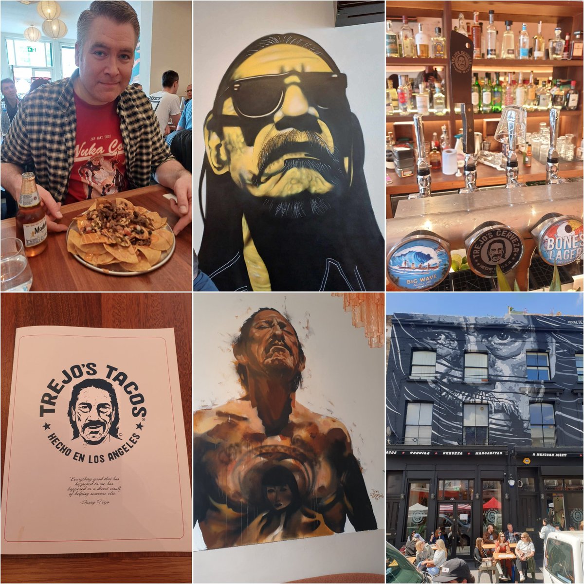 Just had an amazing lunch at @TrejosTacos in Portobello Road, London. 10/10 😋 @officialDannyT