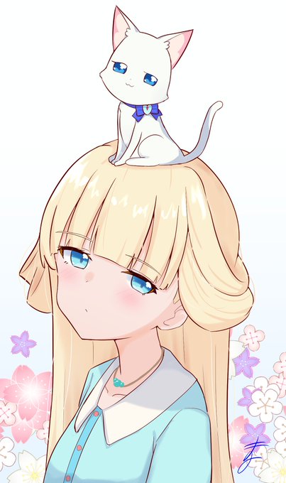 「blonde hair cat」 illustration images(Latest)｜3pages