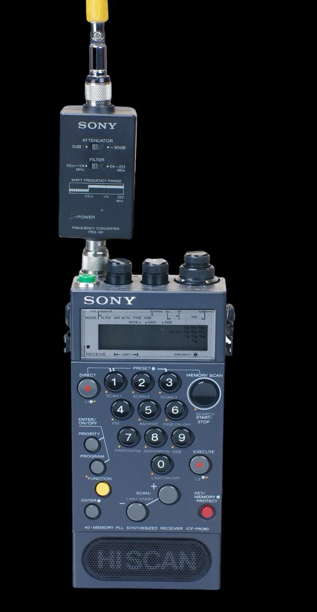 Sony ICF-PRO80
Communications Receiver