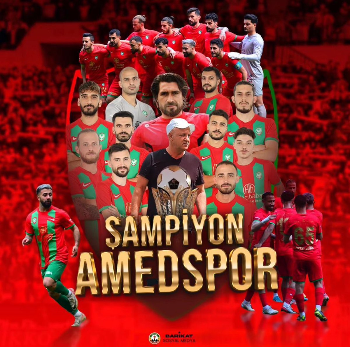 #Amedspor  ŞAMPİYON
