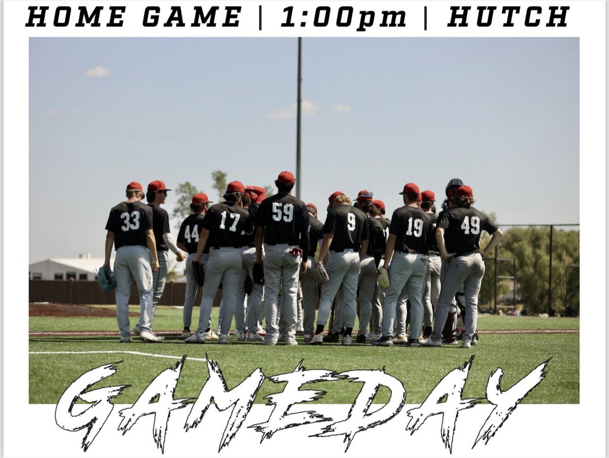 🚨GAMEDAY🚨

Last home game! The Red Devils will take on Hutchinson Community College! Come out and support⚾️
First pitch: 1:00 pm