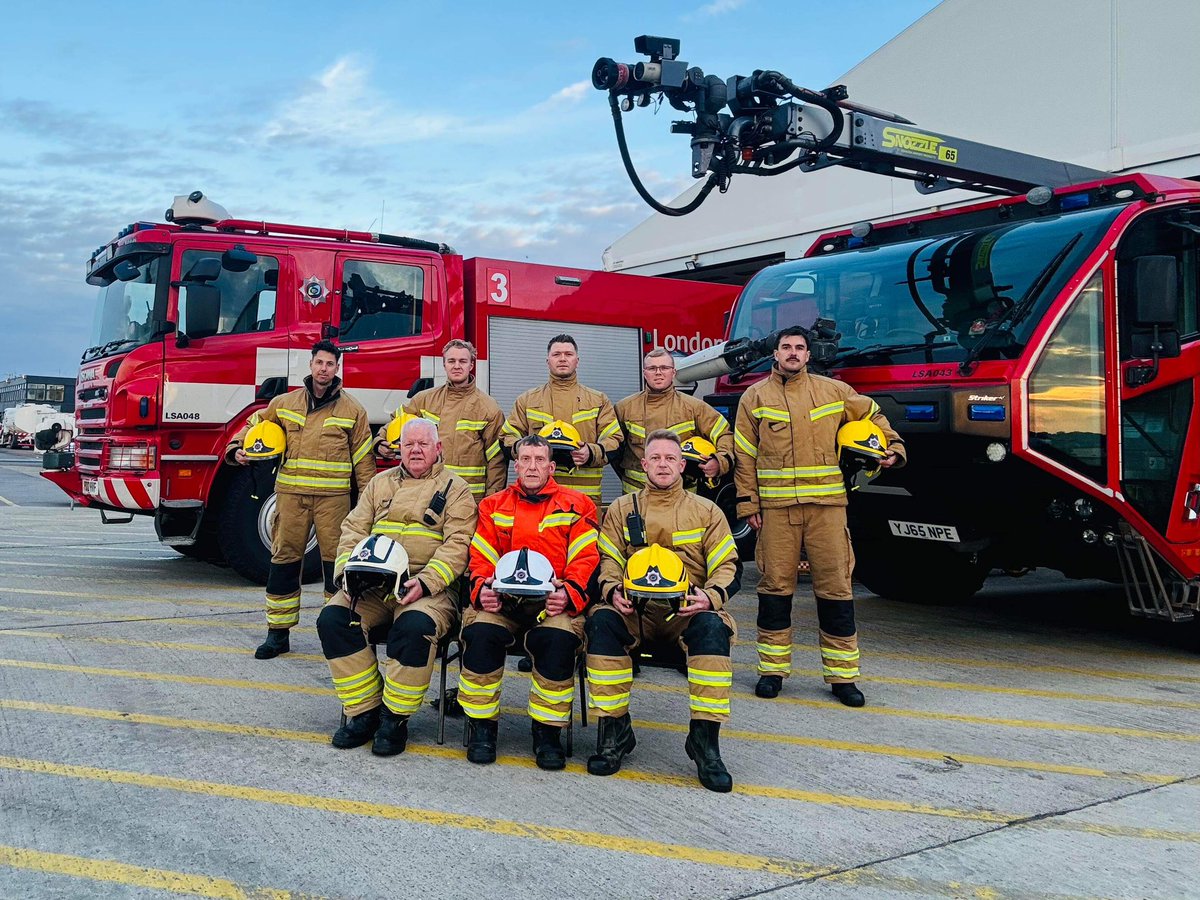 On behalf of London Southend Airport, thank you to White [pictured], Green, Red and Blue Watch for your continued dedication, hard work and unwavering commitment to keeping our airport, passengers and teams safe. 

#InternationalFirefightersDay | #FlyLondonSouthend