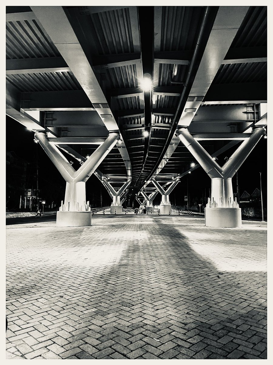 'Flyover by Night' As shot by me📱