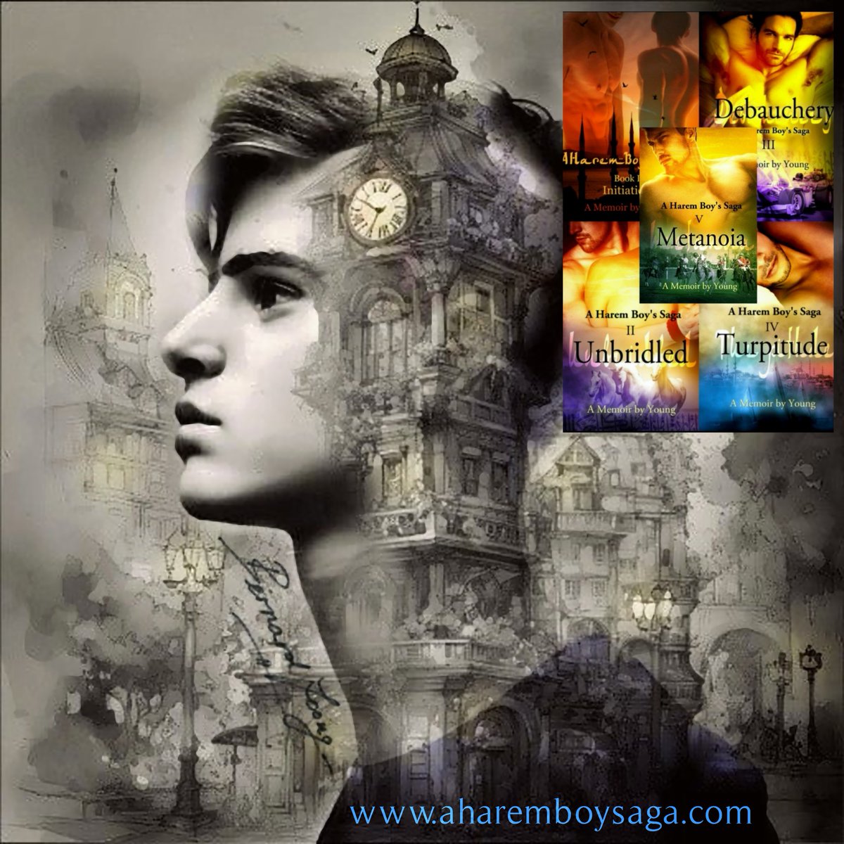 Gratitude and Joy unlock the fullness of life.
A Harem Boy’s Saga; a memoir by Young (a 5-book series)  amzn.to/1FMlHVY is a sensually captivating true story about a young man coming of age in a secret society & a male harem.
#AuthorUproar
#BookBoost