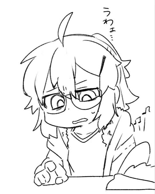 白代理どんな顔するかなって頭の中でこねくり回して一番最初に描き出せたのがドン引きって何 