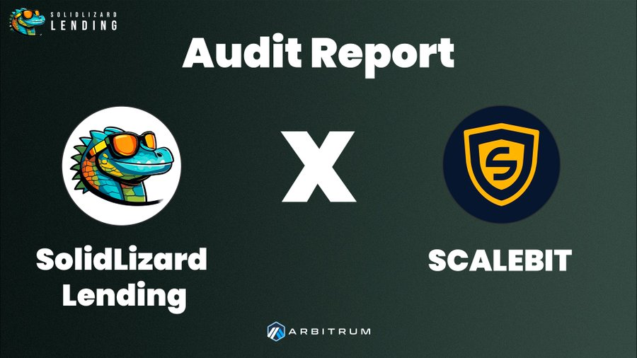 ARB_Universe's tweet photo. ๐ @Solidlizardfi Lending underwent an audit by @scalebit_
๐ #SolidLizard lending is a highly scalable decentralized lending protocol powered by @Arbitrum
๐ฝ VISIT
https://t.co/YxyQrkSOmI
#ARB_Universe https://t.co/sZ8D6BsfC0