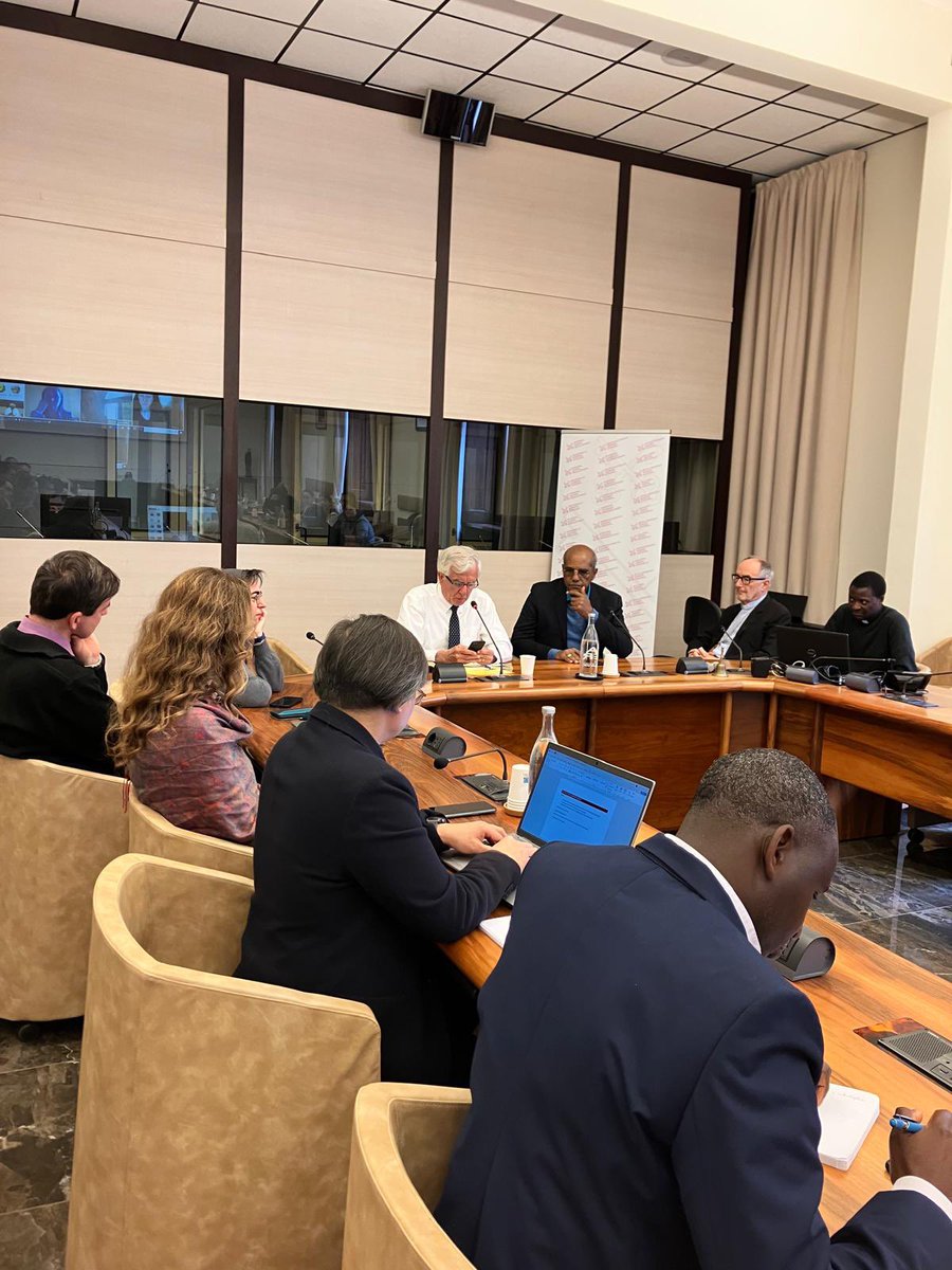 Jocelyn McCalla @jmakala, HAFFD Senior Policy Advisor, and Bill O'Neill, UN Special Rapporteur on Haiti, led a briefing on Haiti at the Vatican’s Dicastery for Integral Human Development. Speaking to thousands of people who had gathered on St. Mark’s square in Venice a few days