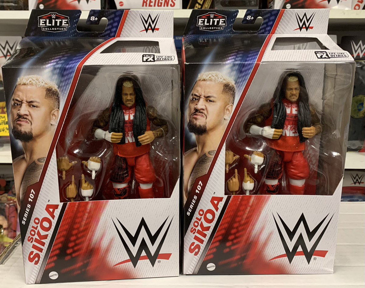 We Have 2 Solo Sikoa #WWE Elite Action Figures in Stock Today at The Wrestling Universe store in Queens NY (718) 460-2777 Open 7 days a Week 10am-8pm
