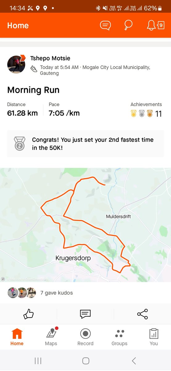 Rewindest's tweet image. West Rand training run, #Roodies #RoodepoortAC #RoodepoortRunner  #RoodepoortAthleticsClub #SebenzaWena #PalamaWena #EasyWena #FetchYorBody2024 #TrapnLos #RunningwithTumiSole #BrotherandSisterhood