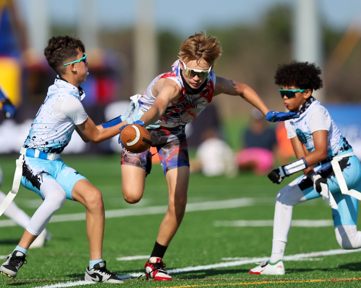 All 😄 to kickoff the Southeast Qualifier! #USAFBQualifier #RoadToTheOne #FlagFootball