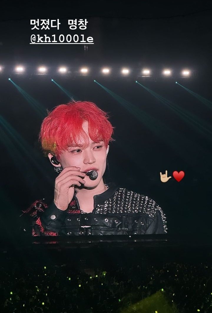Yesterday minGtion left a comment on Chenle's IG post saying that she'd come to the concert and today she really kept her promise🥺

minGtion also praised Chenle on her IGs 'You're cool, master singer @.kh1000le 🤟🏻❤'
