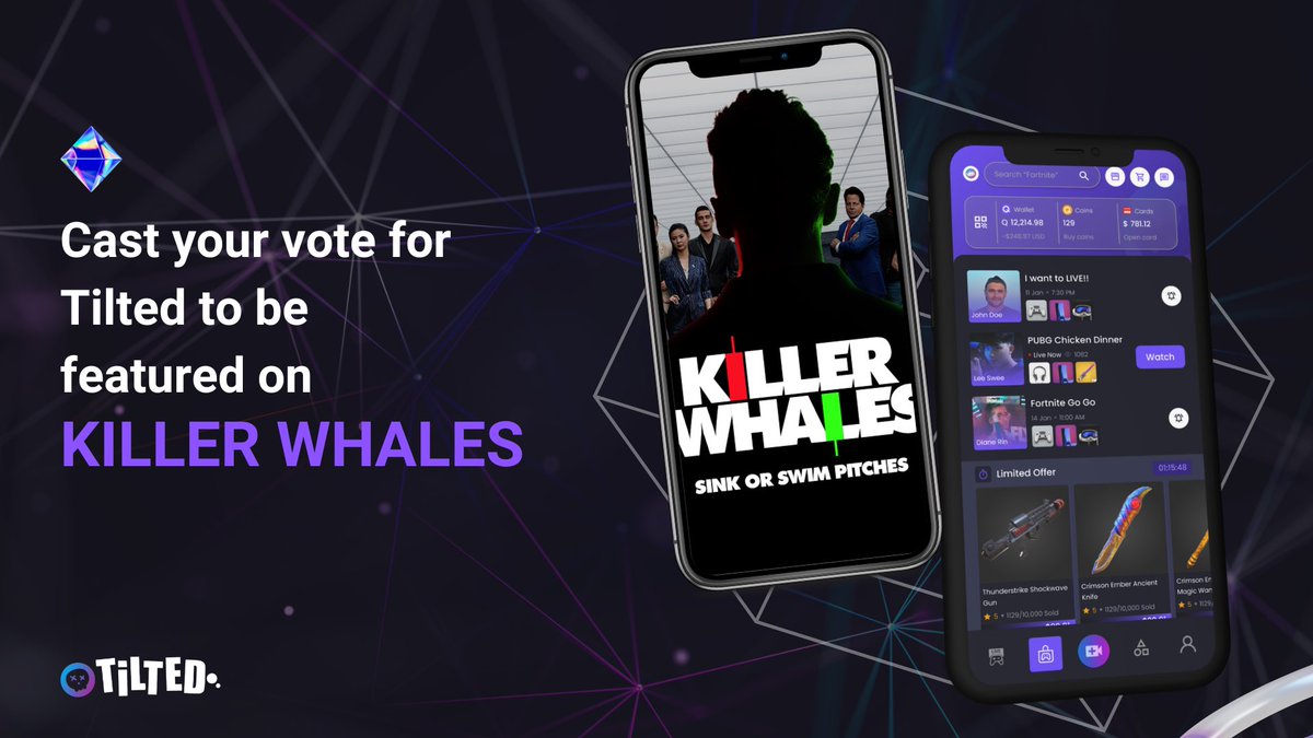 🗳️ Cast your vote now to secure Tilted's spot on the Killer Whales leaderboard! 🐋 Visit the link below to support our community and help us climb to the top: Vote Here >> hello.one/killerwhales/p… Your votes matter, and together, we can make a difference. Also, let's show our