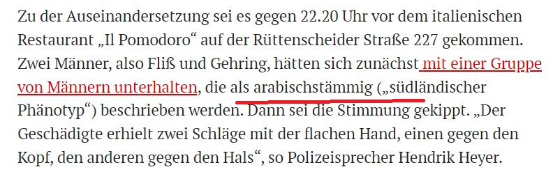 Selbstverständlich verschweigt @ZDFheute, dass der #Grünen-Politiker von arabischen Fachkräften zusammengeschlagen wurde.
Ich helfe gerne aus und ergänze. :)
waz.de/staedte/essen/…