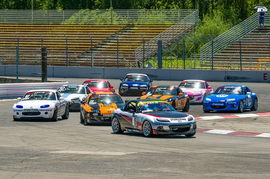 Just one week til we’re back racing! This time last year, the weather gods provided us spectacular clear skies for our Super Tour event at @portlandraceway ☀️ We don’t want to speak too soon, but it’s looking like the sun is returning all next weekend! ☺️ #SpecMX5