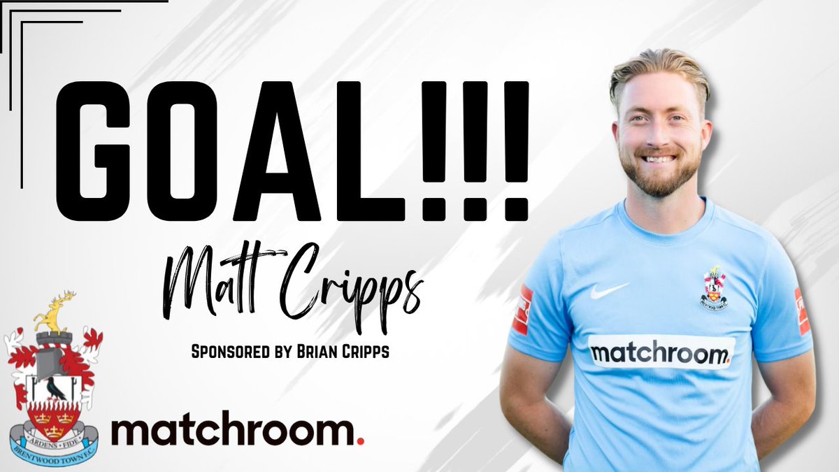 GOAL: Bowers & Pitsea 1-1 BRENTWOOD TOWN - Matt Cripps (34') #IsthmianLeague fwp.co/52Rvza