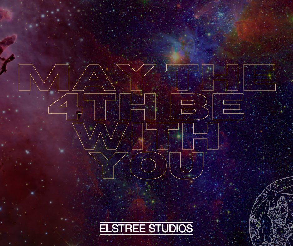 Happy Star Wars Day from all of us at Elstree Film Studios, where the magic of the original trilogy was brought to life! May the 4th be with you as we celebrate the legacy of Star Wars. ✨ #MadeAtElstree #StarWars #MayThe4th #GeorgeLucas #ElstreeStudios