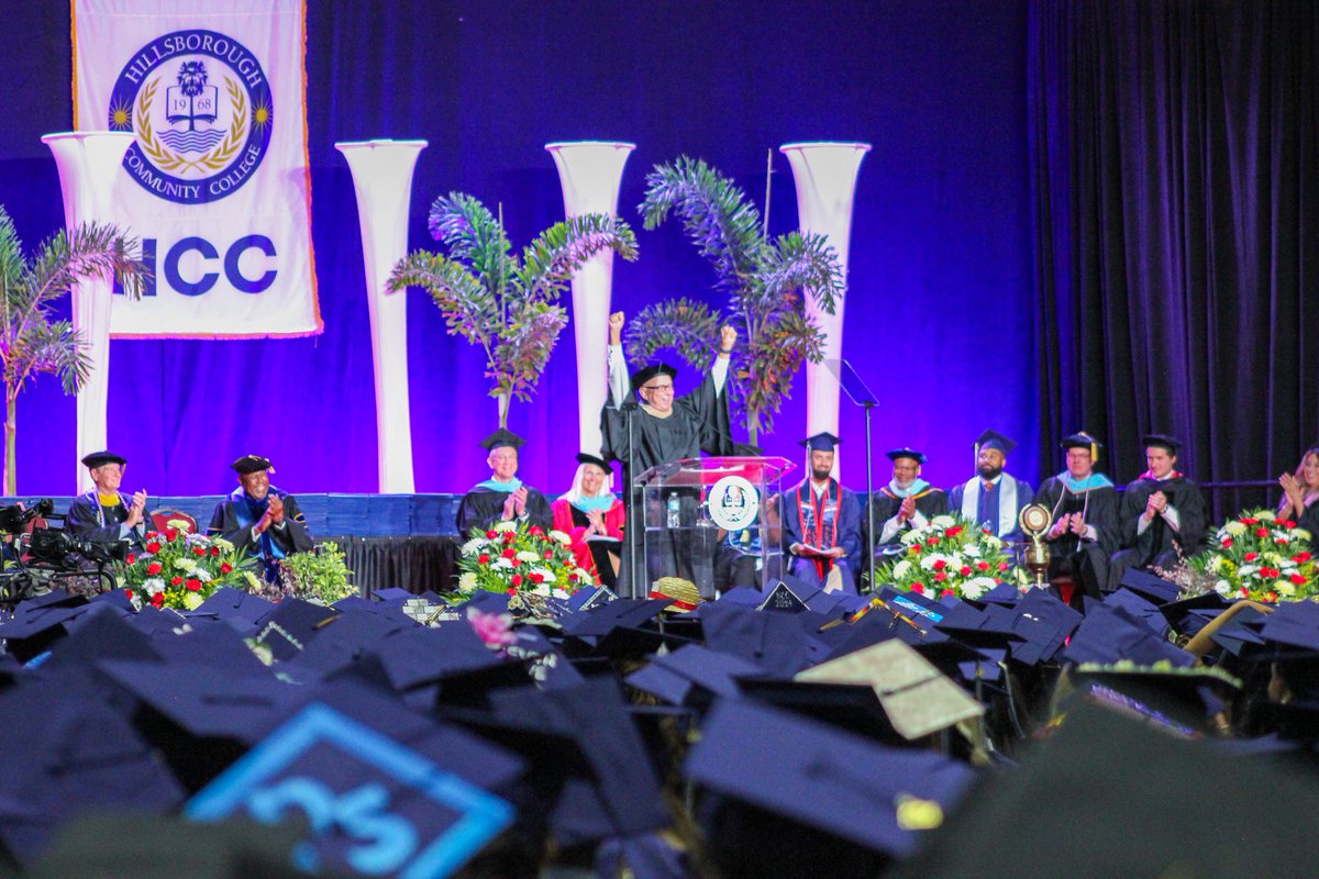 HCCFL's tweet photo. Here are some #HCCgrad highlights to yesterday's commencement ceremony. Congratulations to our graduating class of 2024! #HCCFL https://t.co/bQMeaWWaDn