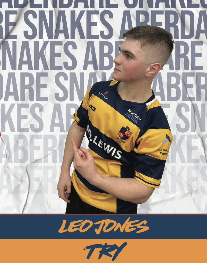 Try Leo Jones. 21 @BeddauRFC U18s 8 @Aberdare_RFC U18s #UPPABABYSNAKES🐍