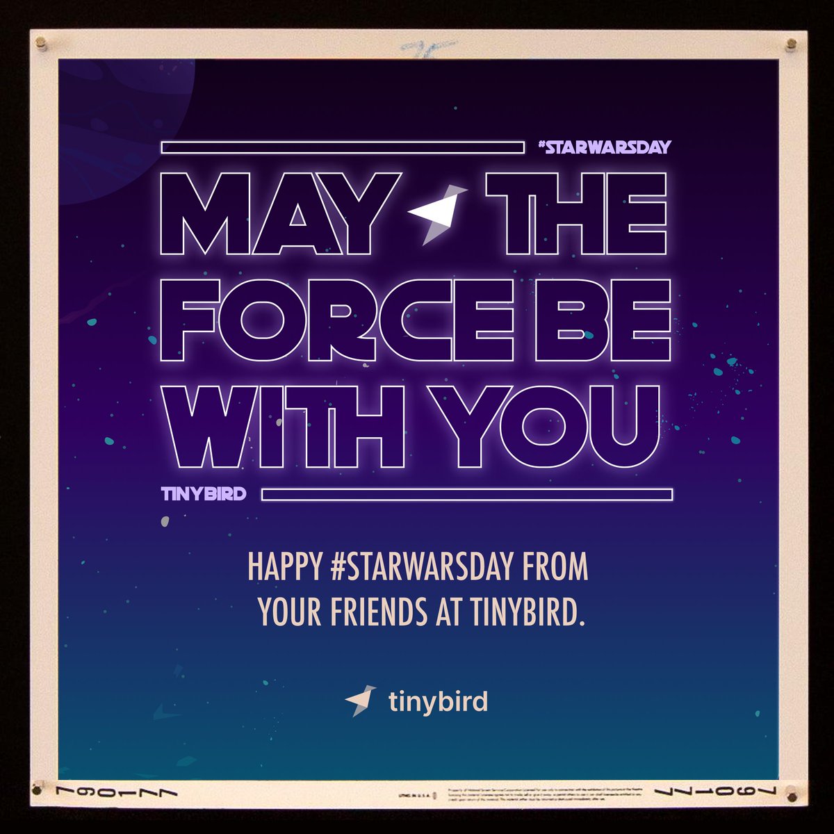 Happy #StarWarsDay to all our friends across the galaxy! May the Force be with you, always.