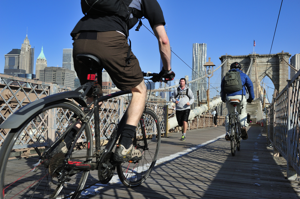 May is #BikeMonth. New Yorkers who bike to routine destinations report better overall health. To stay safe when biking: 🚲 Always wear a helmet 🚲 Bike in the direction of traffic 🚲 Wear something reflective More tips: on.nyc.gov/3i51ubC