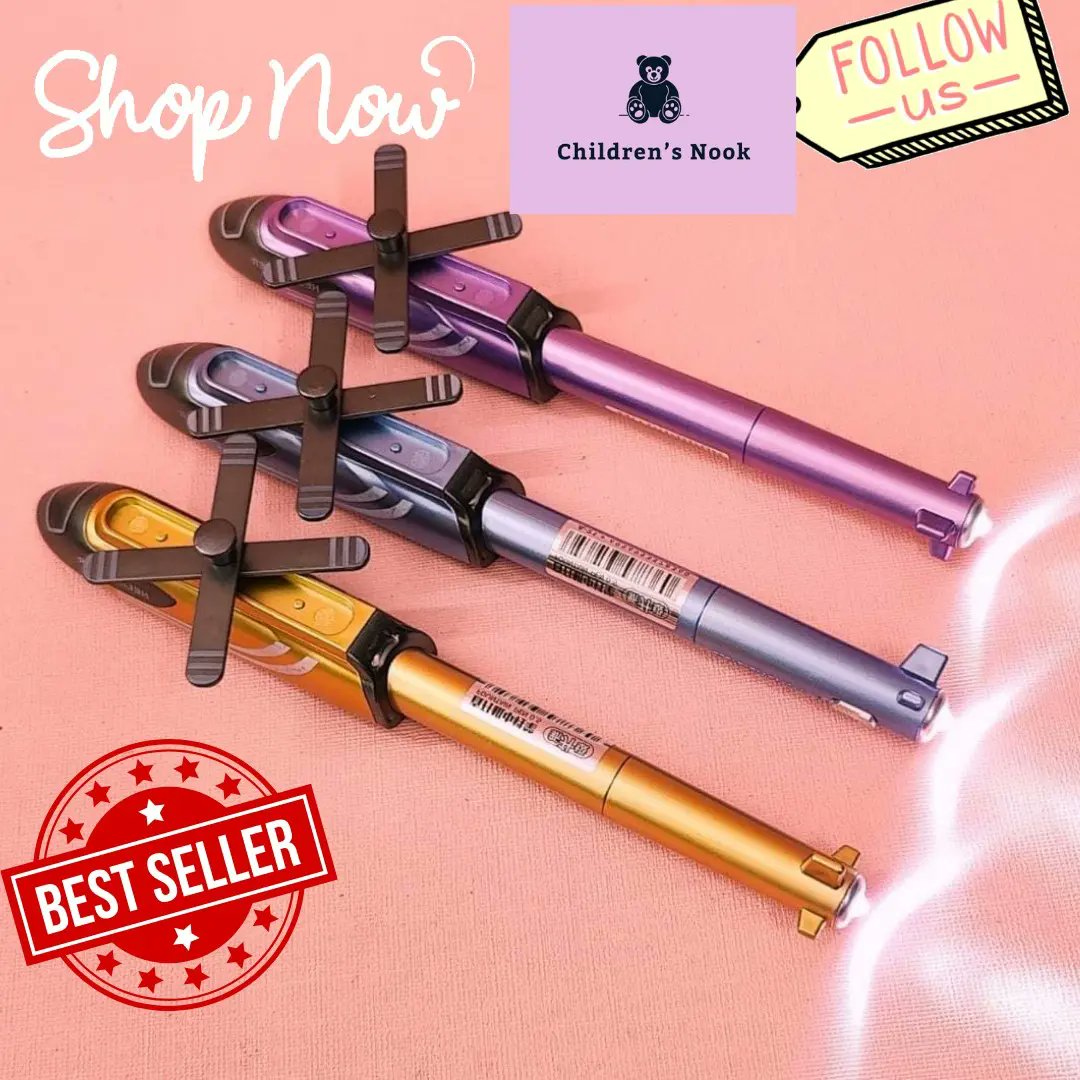 childrennook's tweet photo. DM for Order Helicopter Shape Gel Pen with Tail LED Light #BirthdayReturnGift #ReturnGift #NewPen #LatestPen #UniqueReturnGift https://t.co/zMUzSkz0LJ