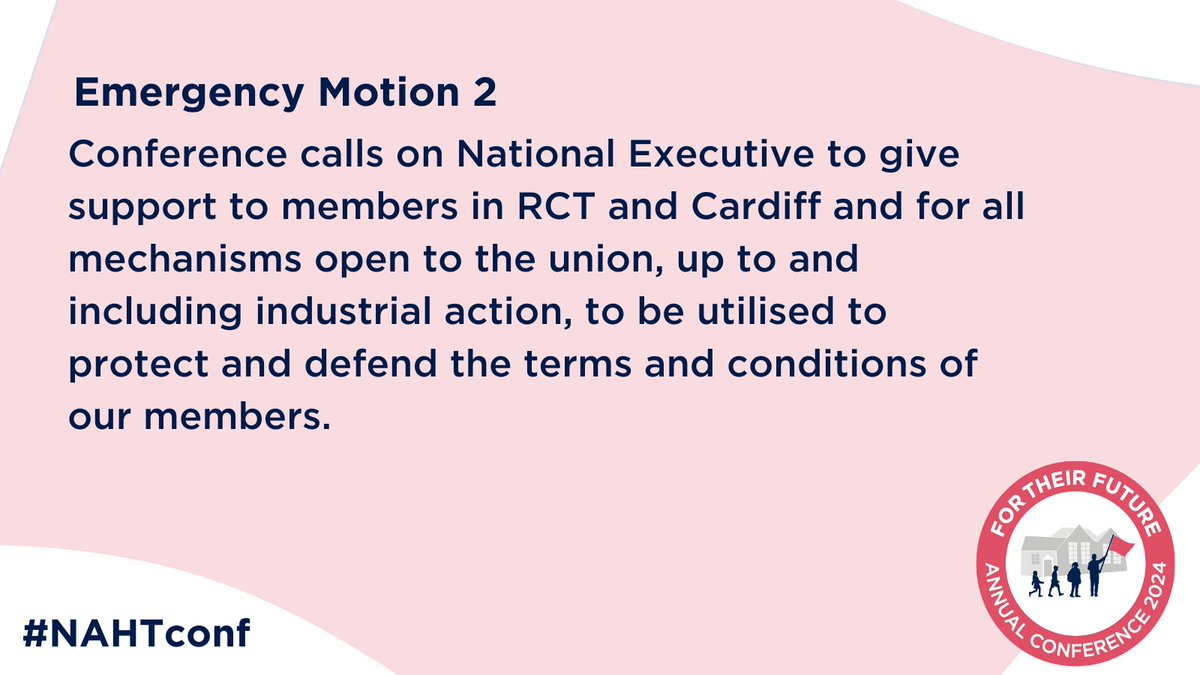 Emergency motion 2 ✅ Motion carried Motions can be read in full here: bit.ly/4a36g0X #NAHTconf