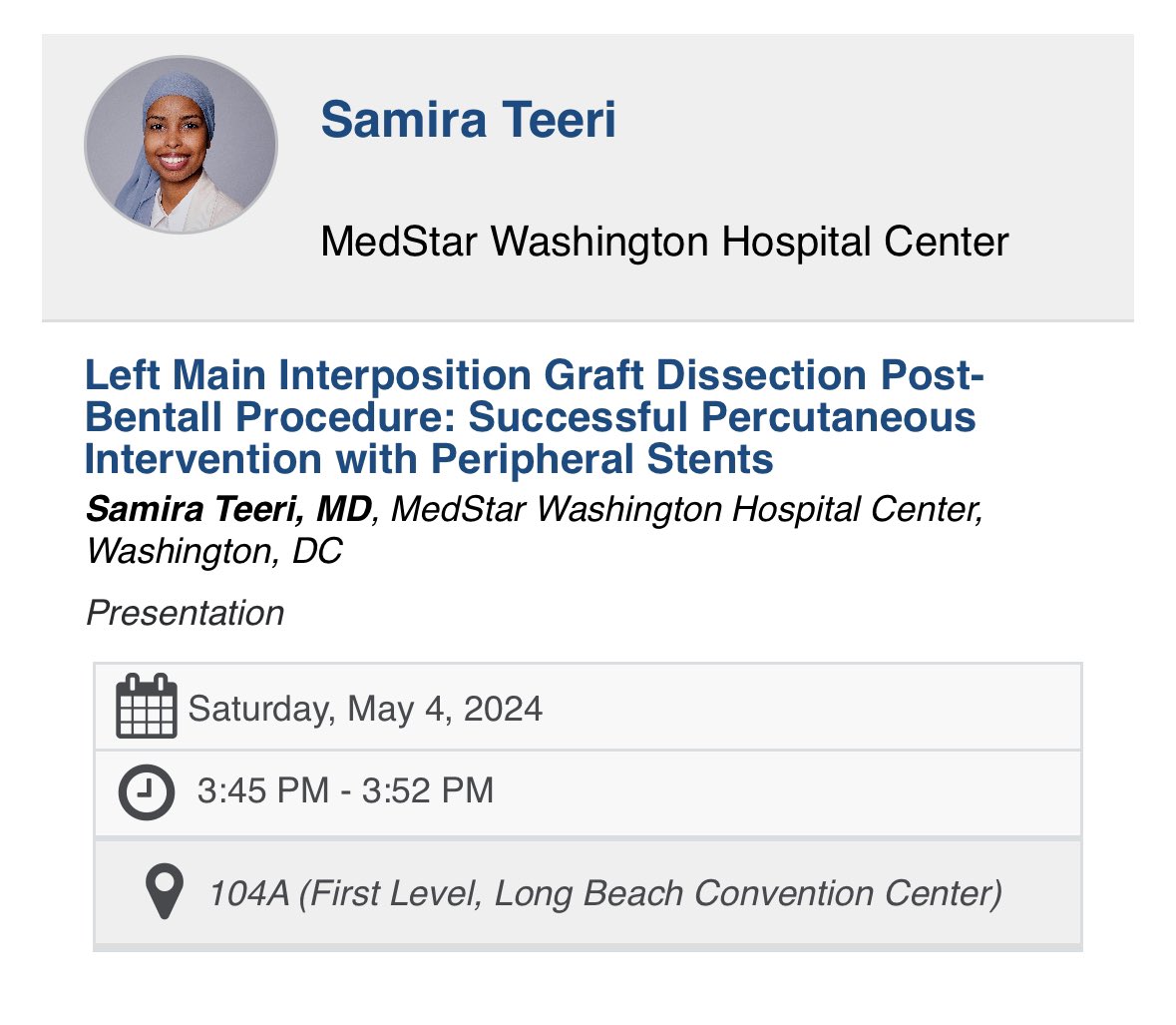 Excited to be presenting today @SCAI! 🫀