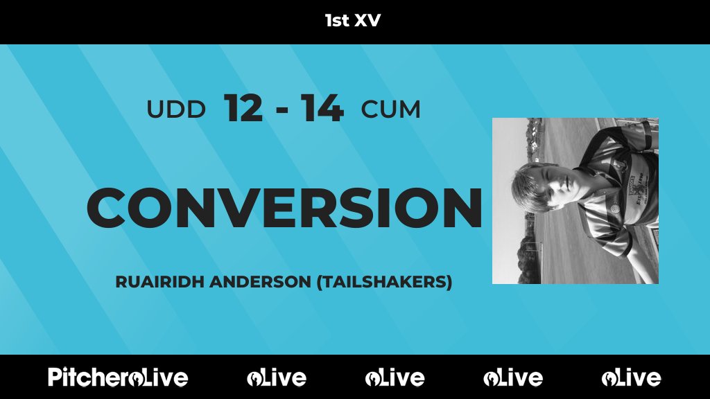 31': Ruairidh Anderson (Tailshakers) kicks a conversion for Uddingston RFC 🙌 #UDDCUM #Pitchero pitchero.com/clubs/uddingst…