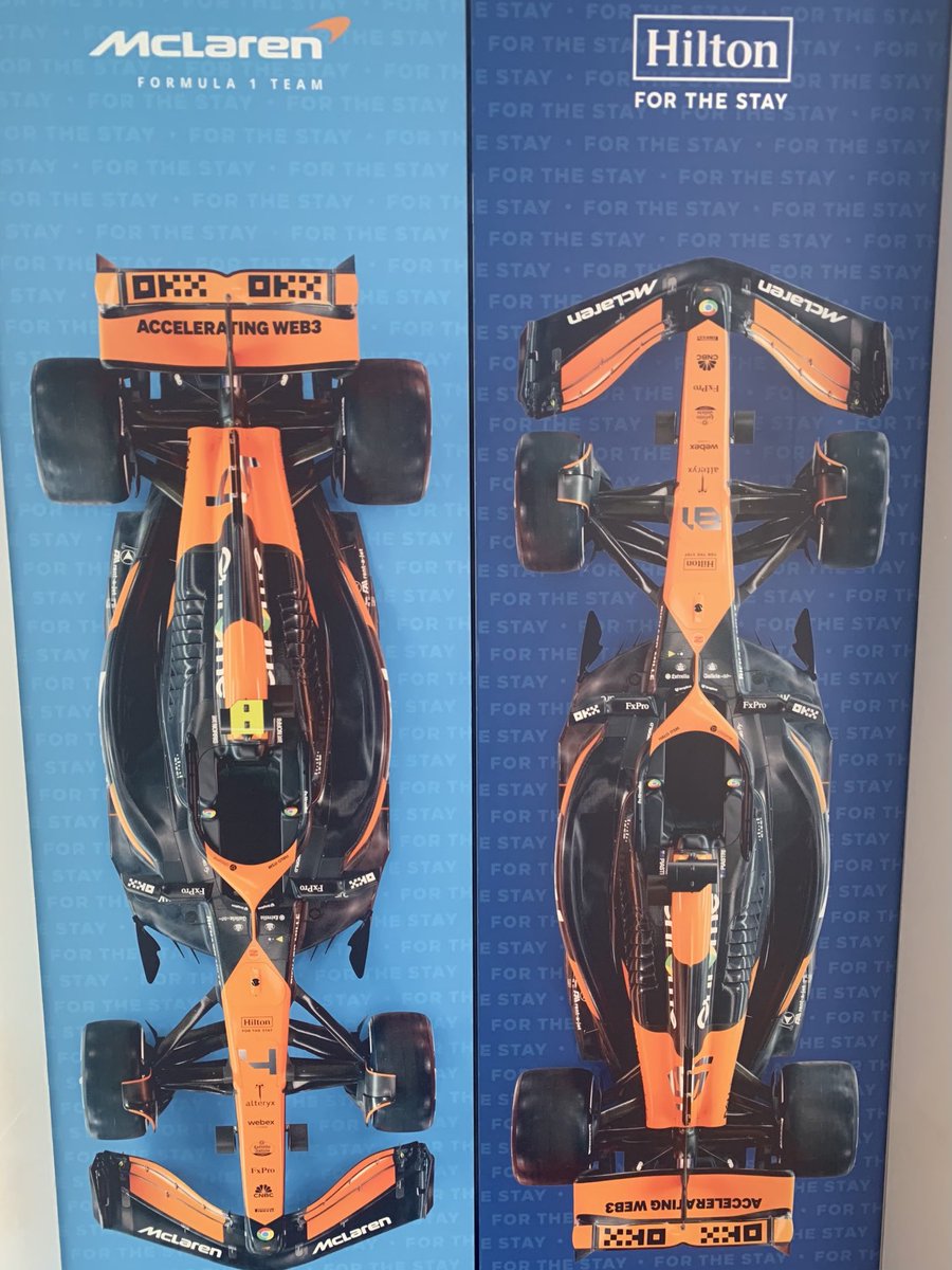 ⁦@HiltonHotels⁩ expertly activating ⁦@McLarenF1⁩ brand sponsorship

By wrapping the elevator doirs with the @f1 race cars

#F1Sprint today at the ⁦@f1miami⁩ grand prix

⁦@wearLogicInk⁩ team working product market fit

Stay Hydrated
⁦@healthytravel⁩