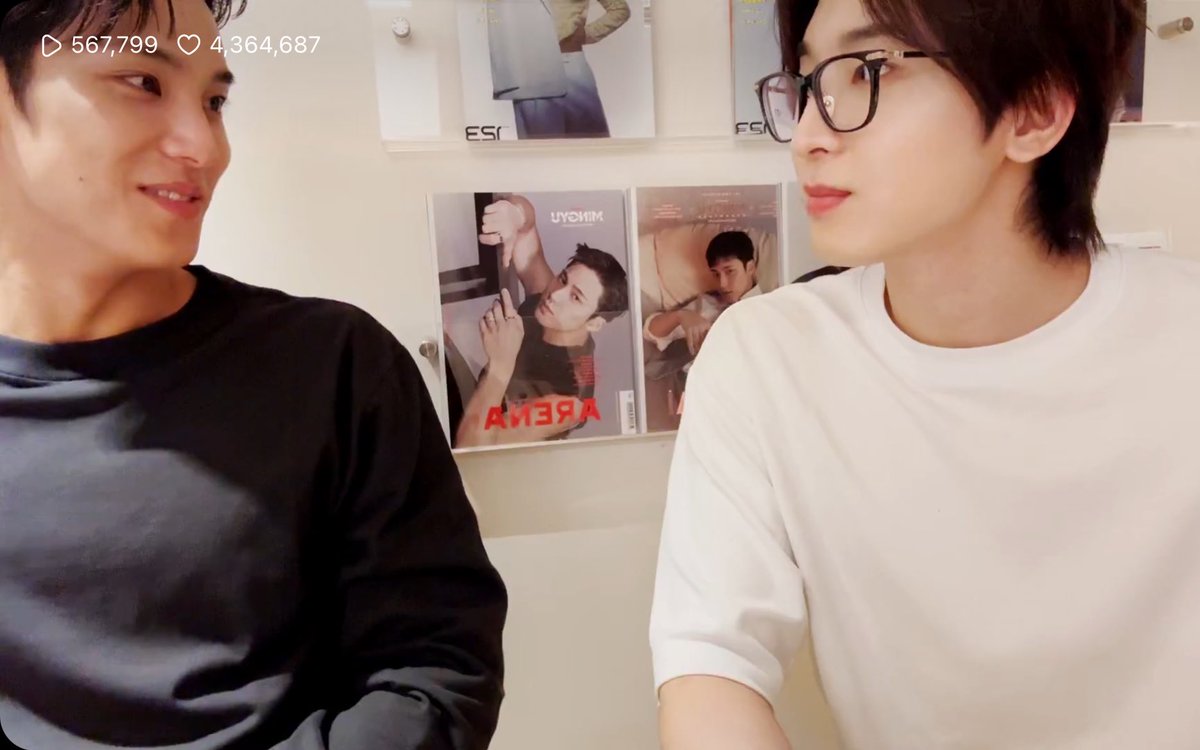 their reaction when they realized that they accidentally spoiled mingyu’s new magazine covers 😭😭