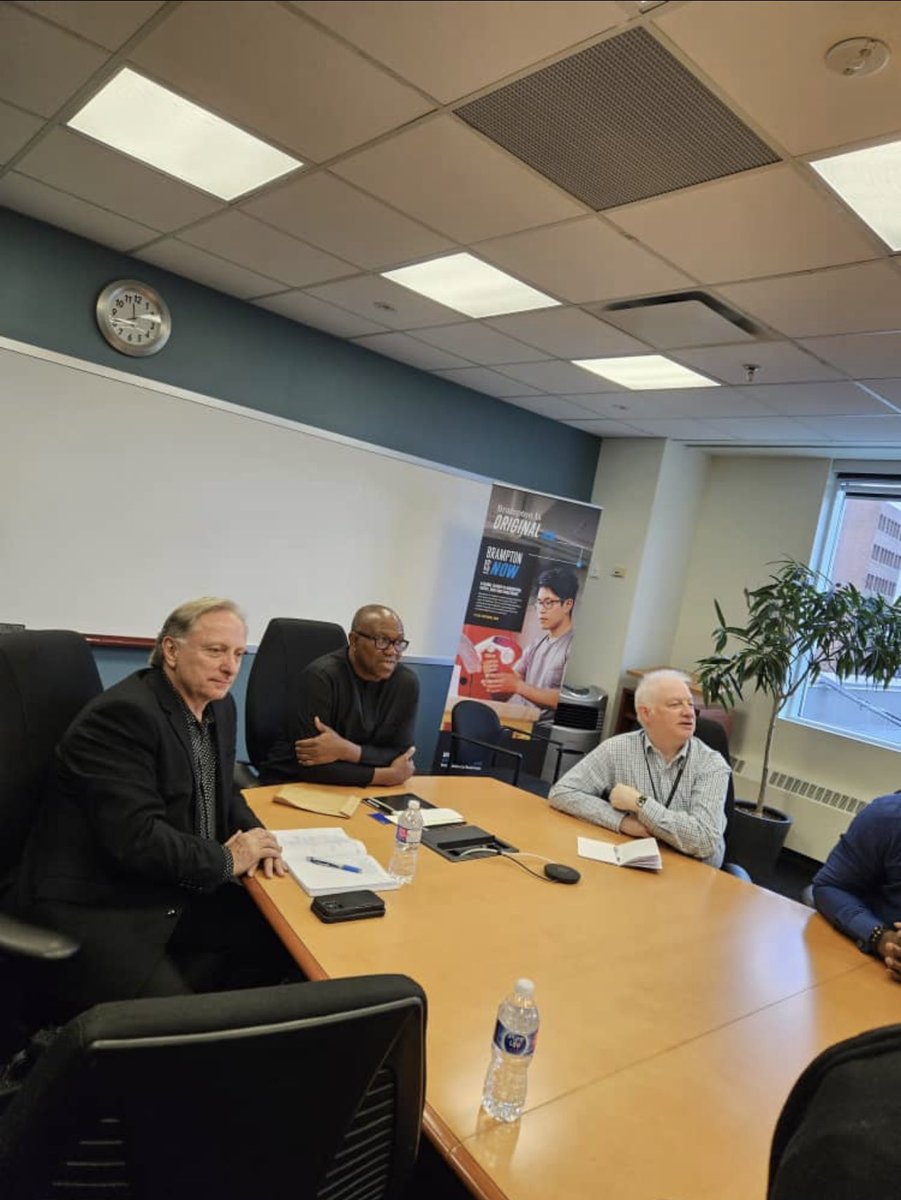 Peter Obi in Canada, to understudy Brampton, a City recently undergoing “very rapid growth”, with a consistent AAA rating. 📌