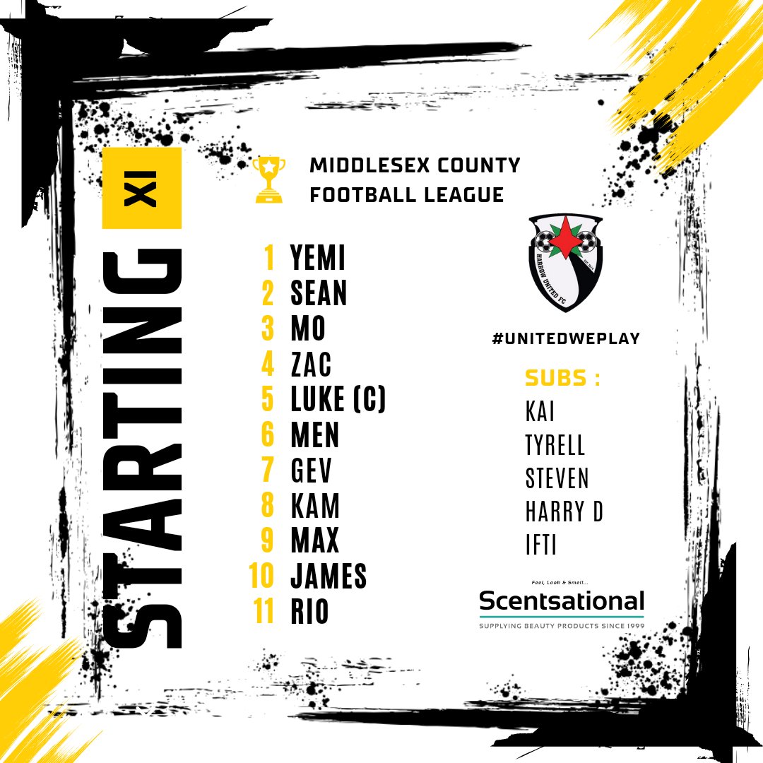 Lineup for this afternoon! HUFC 💛

#UnitedWePlay #UnitedWeWin