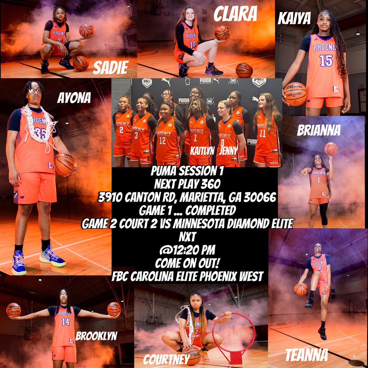 Game Time! Game 1- Completed. Game 2 loading…..@BriCarelock2026 @Kaiyabond @CMcBaller12 @Teanna_keenan @sadiefaulkner_ @BrookBratt08 @Clara_Powell08 @JennyABriggs @ksg_baller @PhoenixWwbb