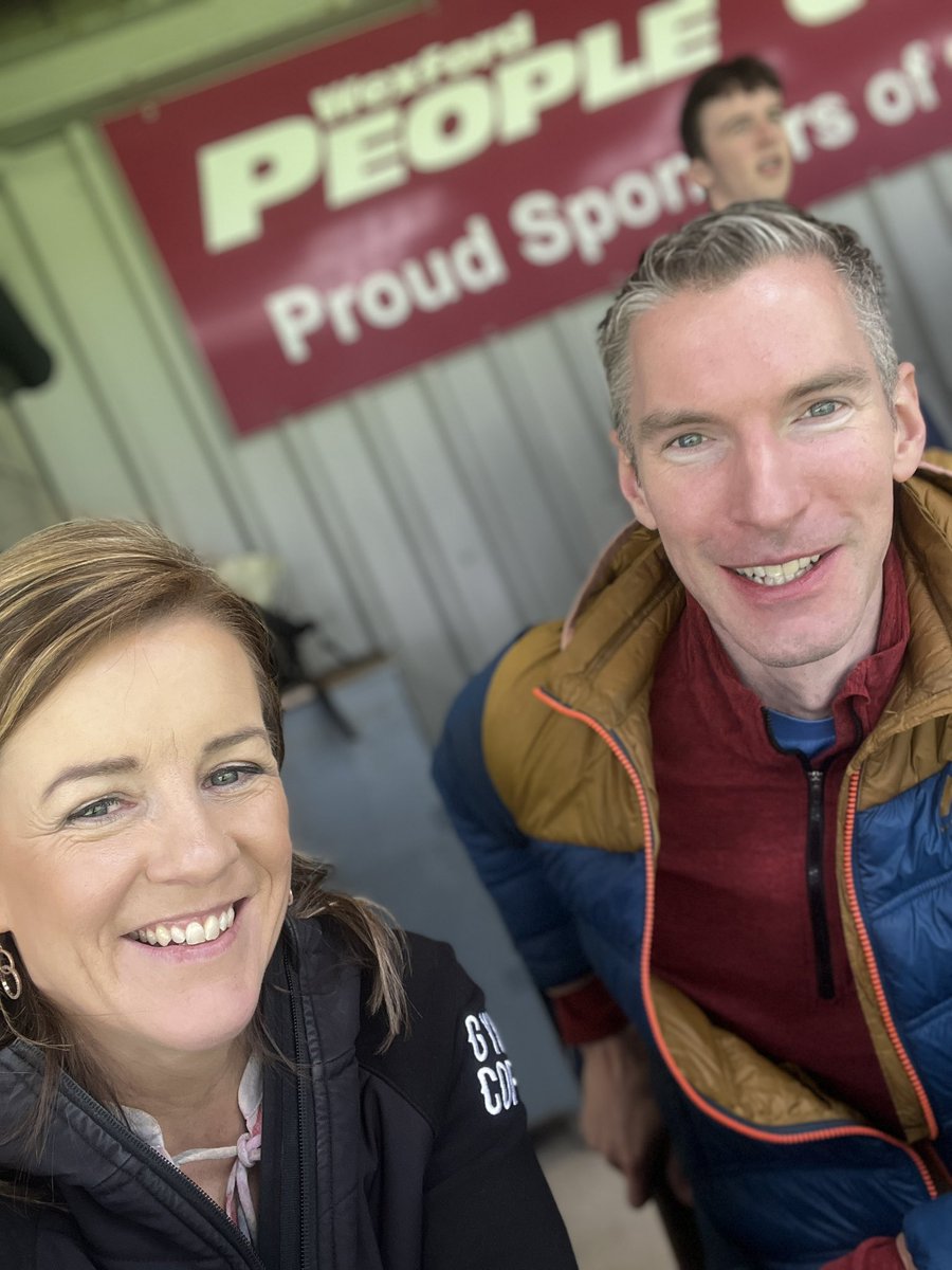 Delighted to join @pauriclodge for @OfficialWexGAA v @Galway_GAA Leinster SHC….. we need a big game from the yellow bellies 🤞🏻🙏@RTEsport @RTERadio1