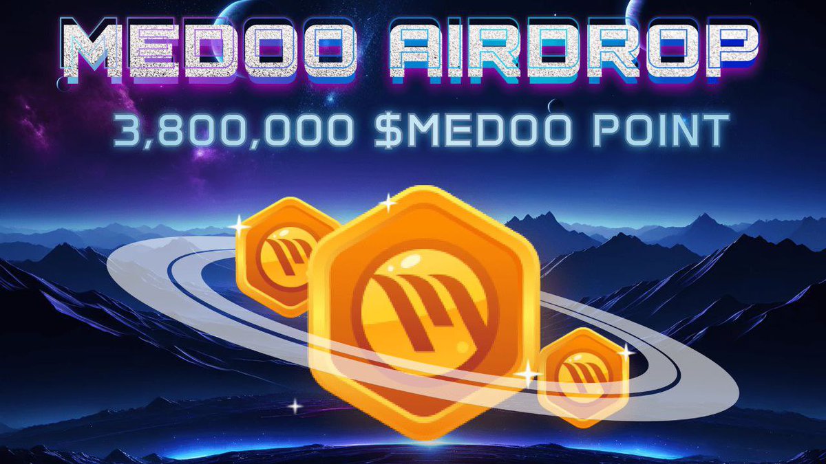 🌟 Exciting news MEDOO Fam! 🎉
💥The MEDOO airdrop carnival happening right now!

🫡🎪 You have a chance to win 3,800,000 $MEDOO POINT
and 2,000 $Medoo points to the first 10,000 participants.

🔗Airdrop Link: medoo.io/airdrop/medoo-…

Don't miss out on this amazing opportunity!🚀