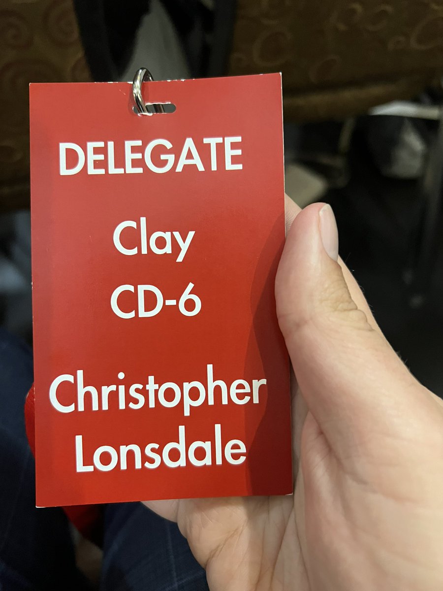 Made the trip down to Springfield, MO to go to the Statewide Republican Convention to vote on RNC delegates and party platform issues! It’s a great honor to represent Clay County and the people of Liberty and Kansas City on the state level!