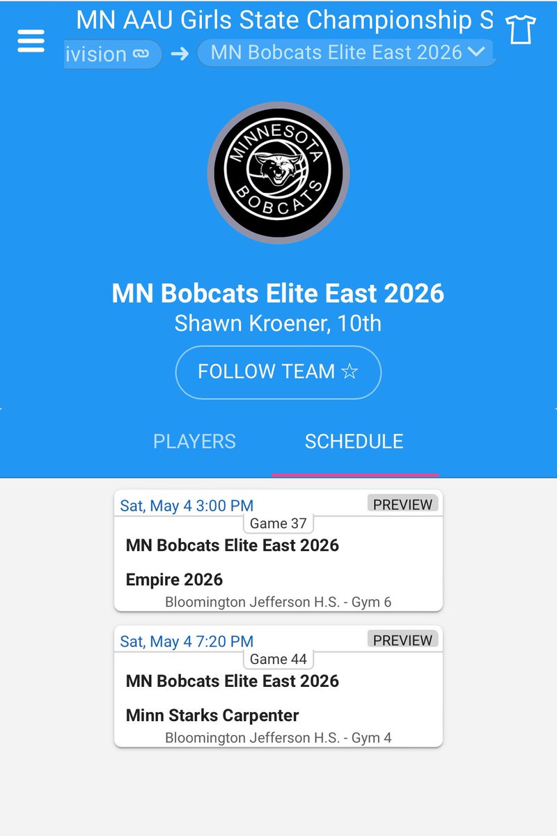 Ashley Harrison (@harrisonashley_) on Twitter photo Can’t wait for a great weekend at the MN AAU state prelims!! <a href="/MnBobcats/">MNBobcats</a> <a href="/GMacHoops/">Grant McGinnis</a> <a href="/EricJrAllStar/">EricJrAllStar</a> <a href="/FiveStateHoops/">Chuck Thompson</a> Can’t wait for a great weekend at the MN AAU state prelims!! <a href="/MnBobcats/">MNBobcats</a> <a href="/GMacHoops/">Grant McGinnis</a> <a href="/EricJrAllStar/">EricJrAllStar</a> <a href="/FiveStateHoops/">Chuck Thompson</a>