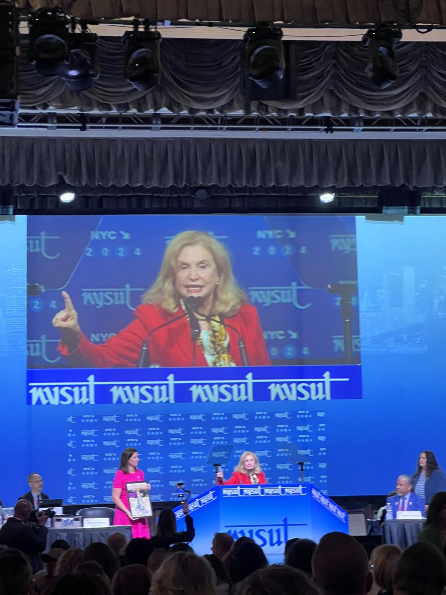ERA NOW!! Thank you @RepMaloney for your tireless advocacy. @nysut #NYSUTRA