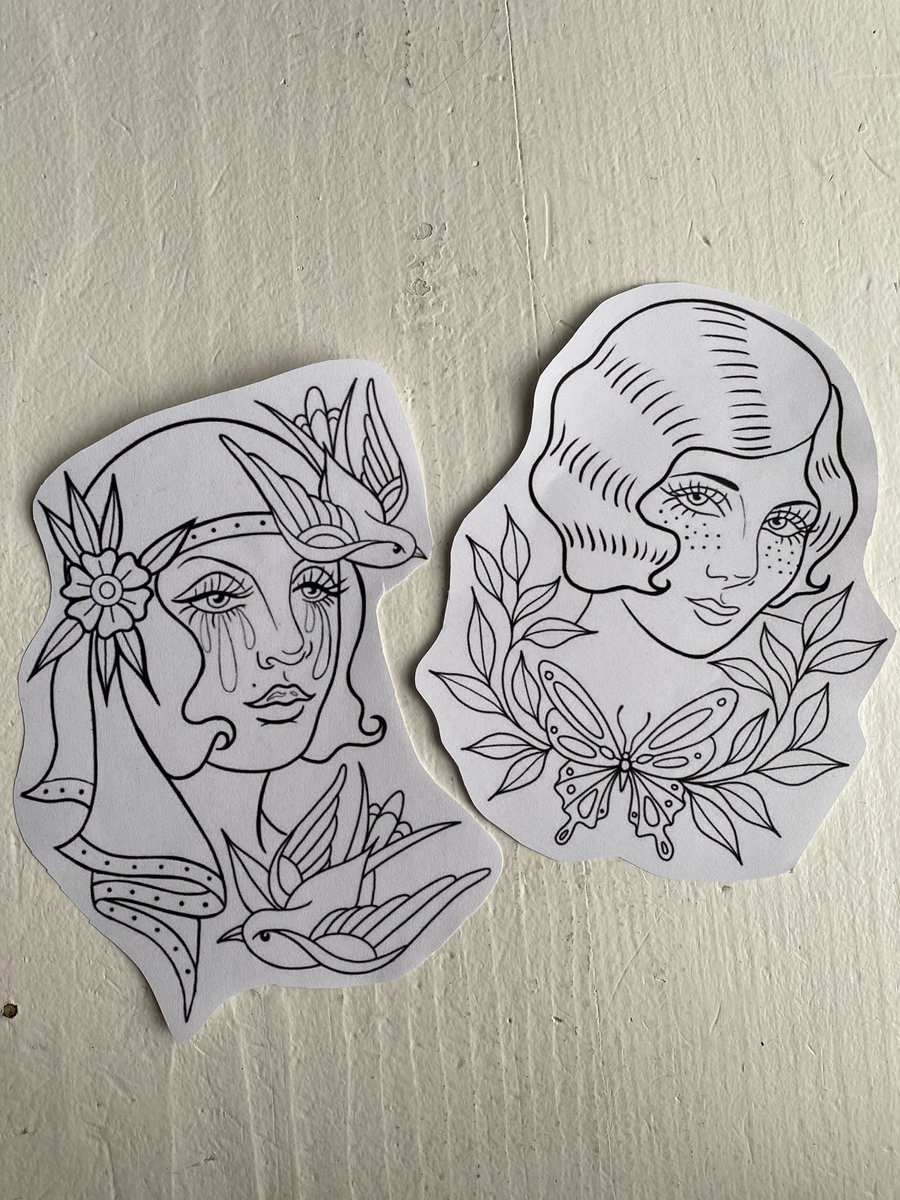 Hi i have time to tattoo you tomorrow! Lets do a girl head!!! Id do any of these for $200 - tomorrow only 🥲