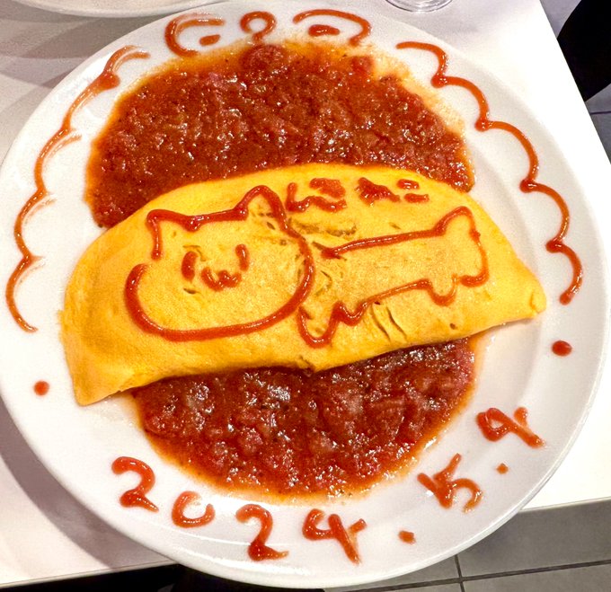 「ketchup omurice」 illustration images(Latest)