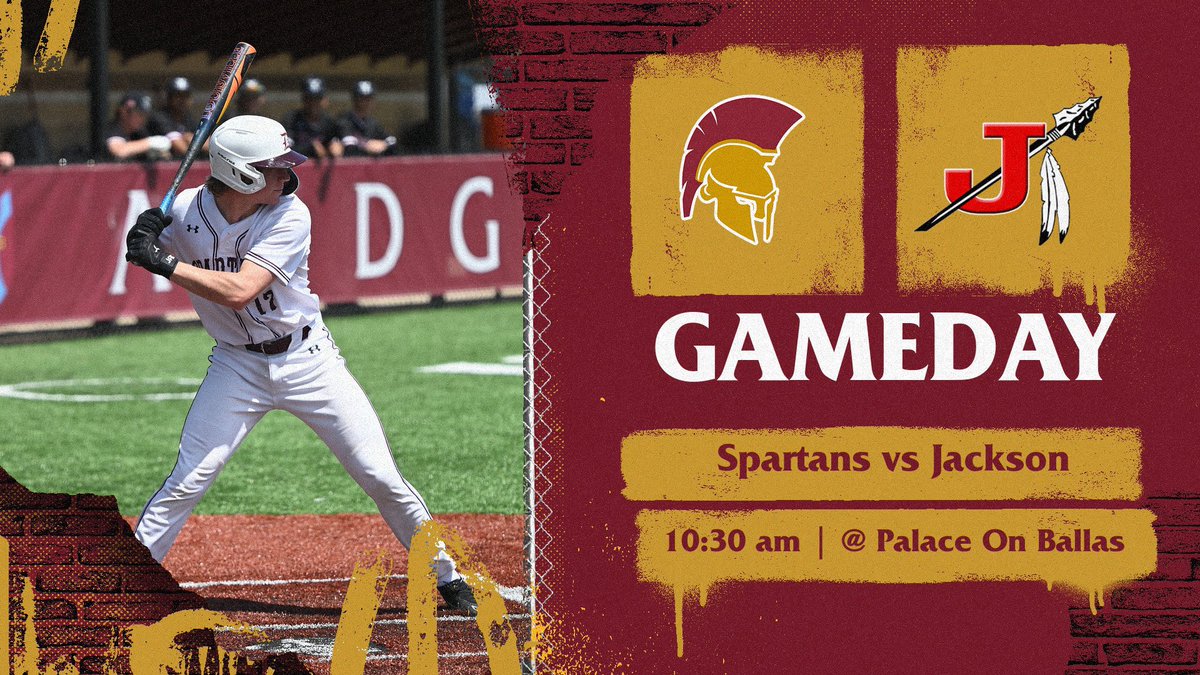 Good luck to our @DeSmet_Baseball #Spartans as they host Jackson this morning in @Spartan_Country #LetsGo #RaiseTheBar @DeSmet_ADBarker @STLhssports