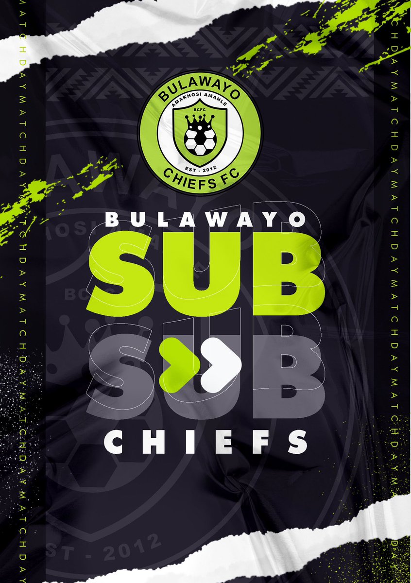 Double substitution for the Ninjas. In - Mpilwenhle Dube Bukhosi Sibanda. Out - Tarirai Chikwende Lucky Ndlela Ngezi: 1 Chiefs: 0 89’ Powered by @exclManagement