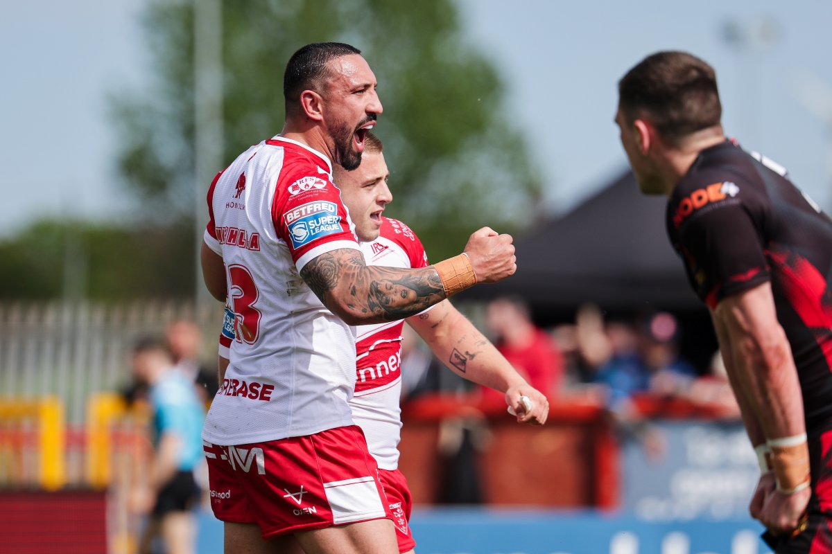 HT: Hull KR 16-14 St Helens Sum that half up in three words...