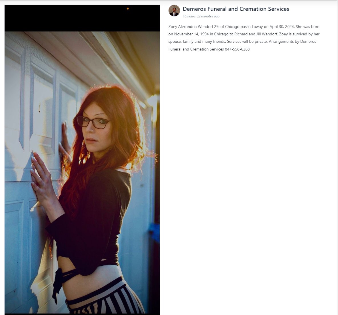 DBDBASE's tweet image. It is in heavy hearts that we confirm that Zoey Alexandria, Voice Actress to the Unknown, has passed away due to complications to an autoimmune disease.

She has blessed our community with some of the best audio work that the game has seen in years. 

Rest well❤️