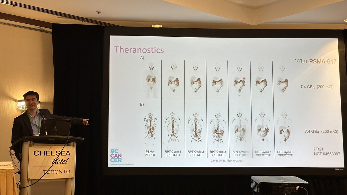 Great presentation by @CarlosUribeM at #CCTG2024 on the importance of standardized processing procedures and individualized dosing of theranostics