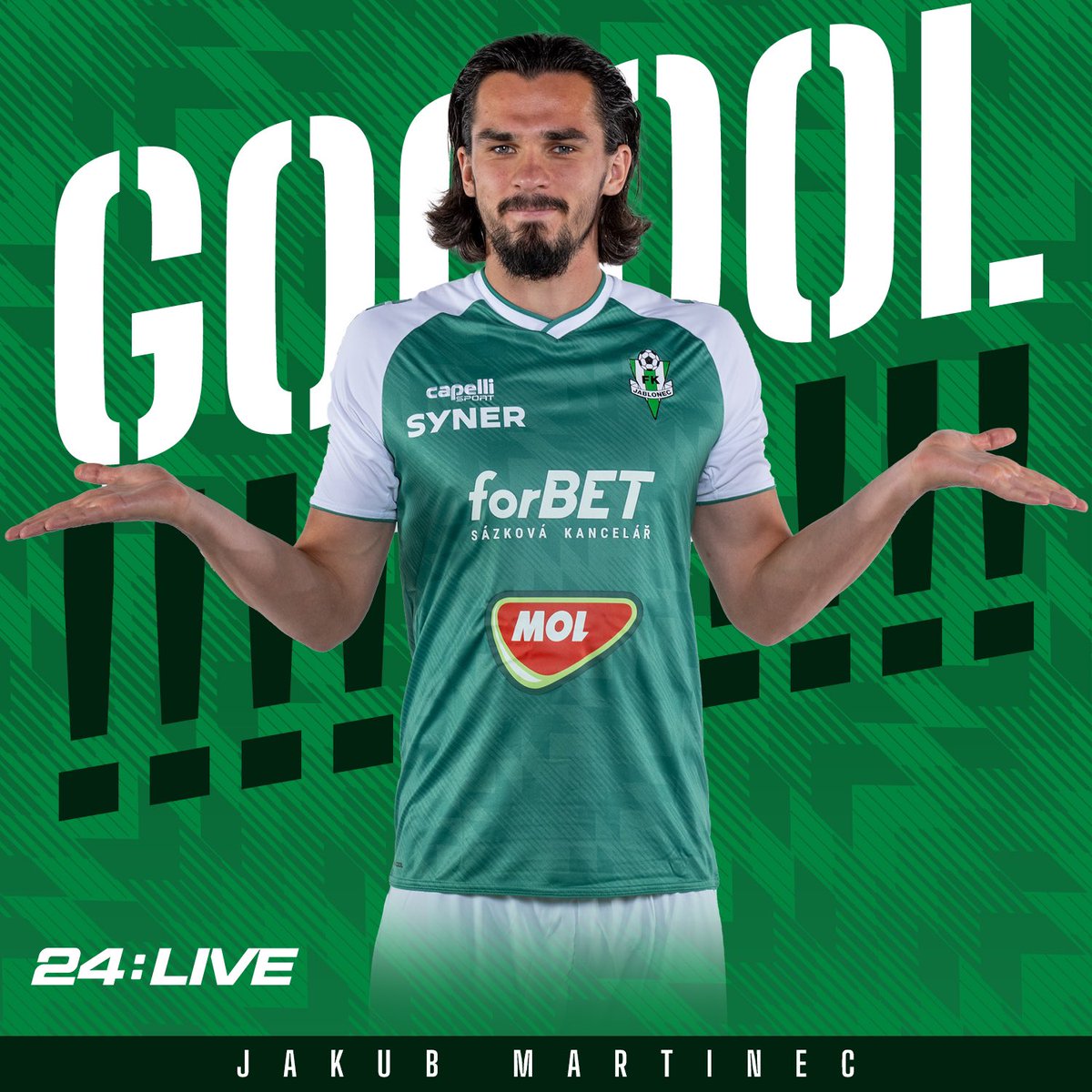 Gooool!!! V 90. minutě je stav 2:2 po trefě Jakuba Martince!
#vprvnilinii #FKJKAR