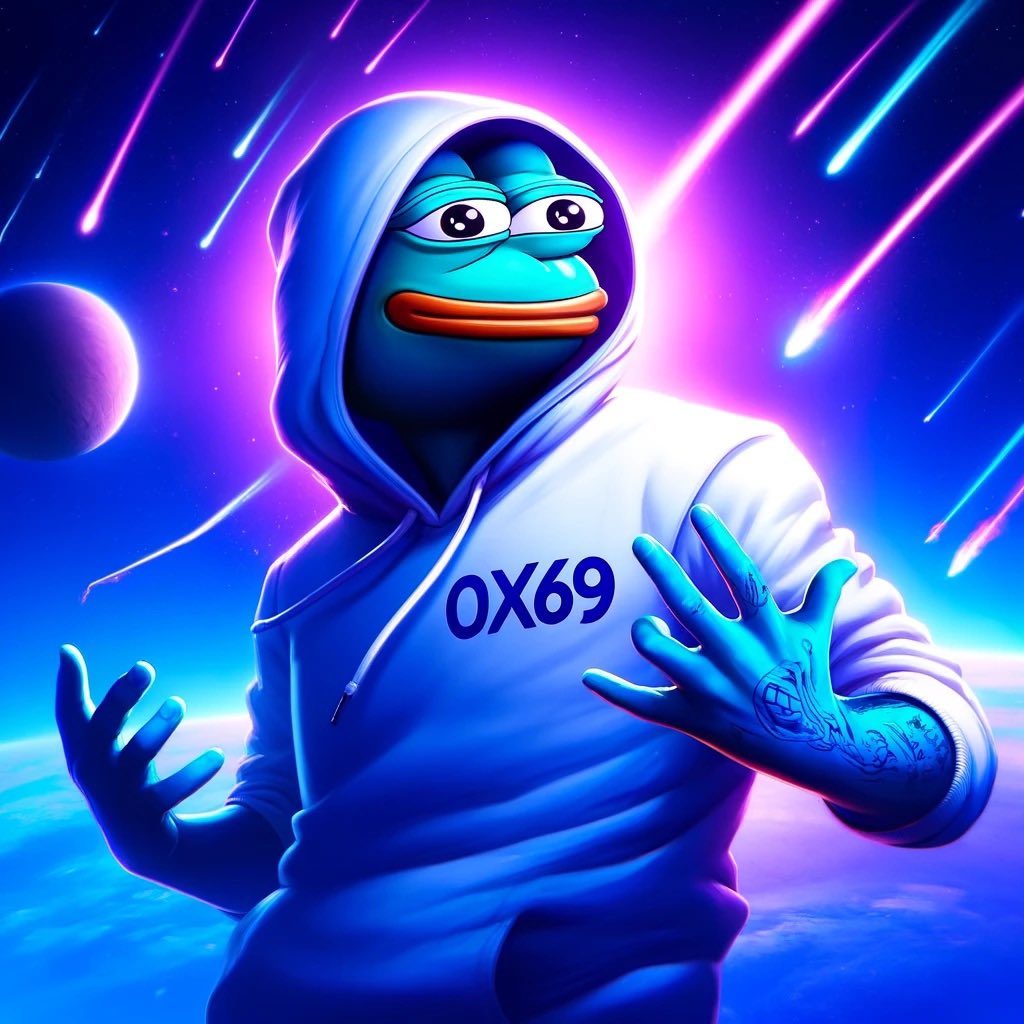 @PepeOnBase0x69 Yup, the world will soon be #BASED via 0x69 $PEPE style! 🥳 #OnchainSummer