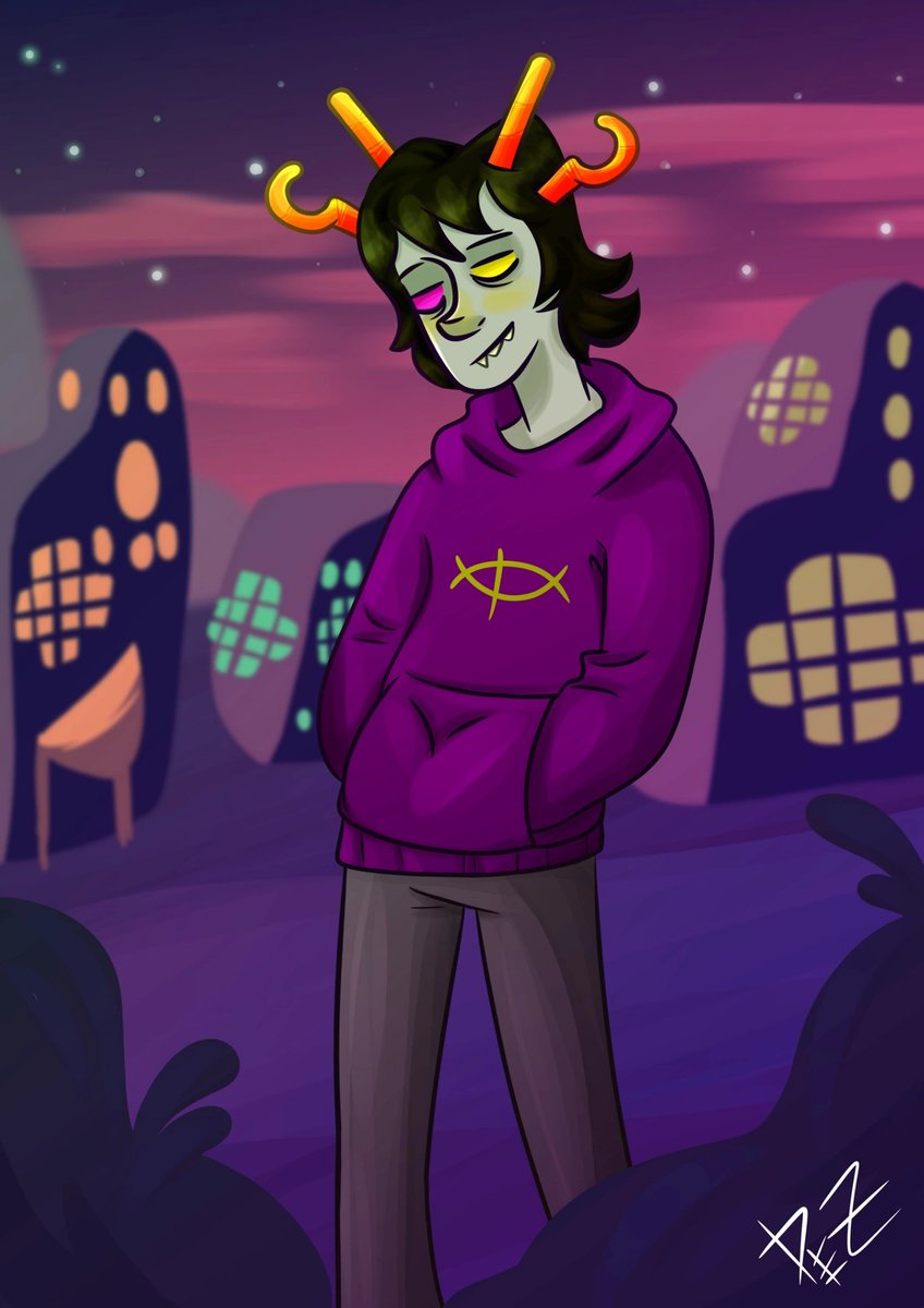 Dezermor's tweet photo. Old fantroll comms💥🎸

#art #digitalart #Commission #commsopen #artmoots #HomestuckFanart #homestuck #fantroll #oc #ocart https://t.co/NjvwzPKBoM