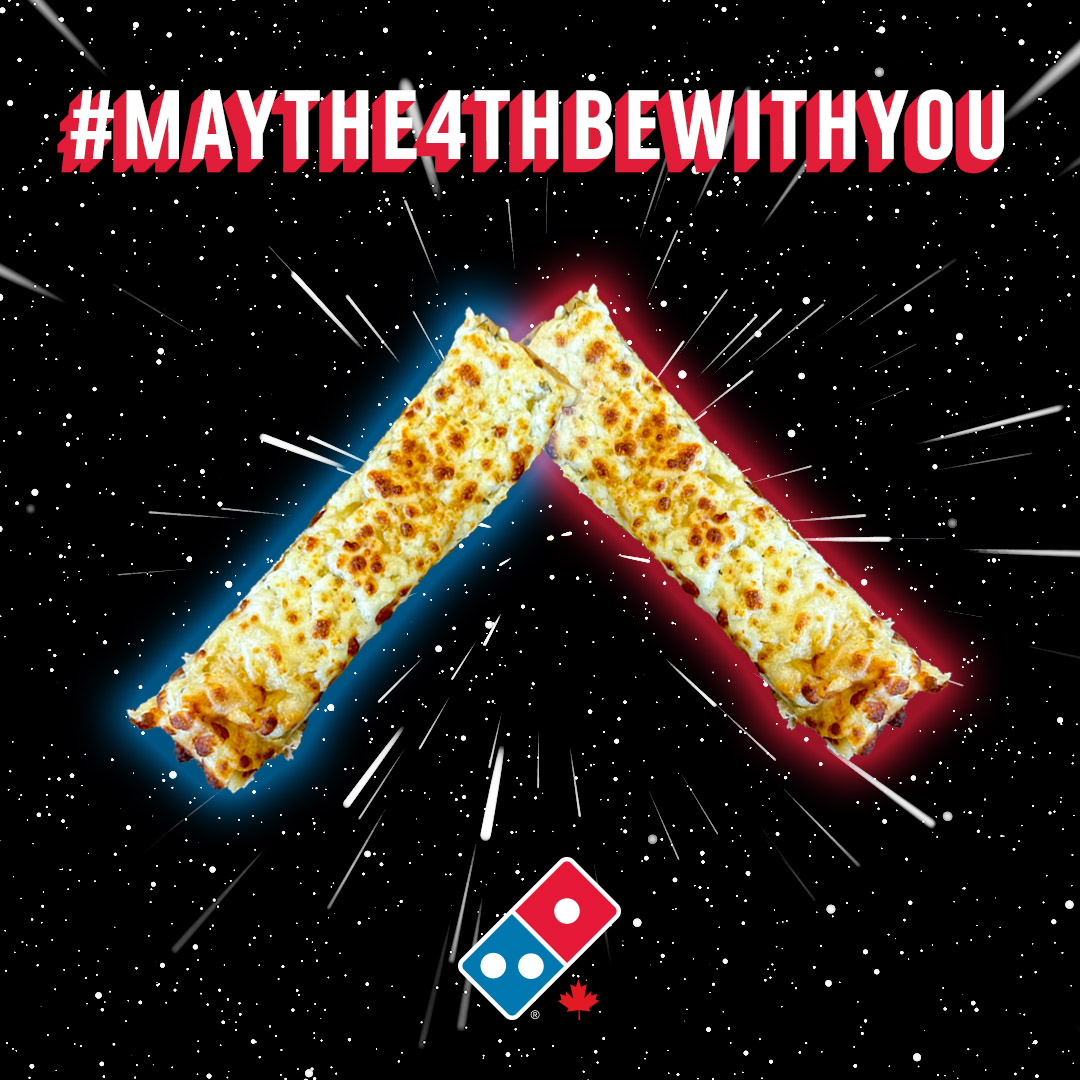 Join the tasty side this Star Wars Day with our cheesy garlic fingers - the force is strong with this flavor! #MayThe4thBeWithYou